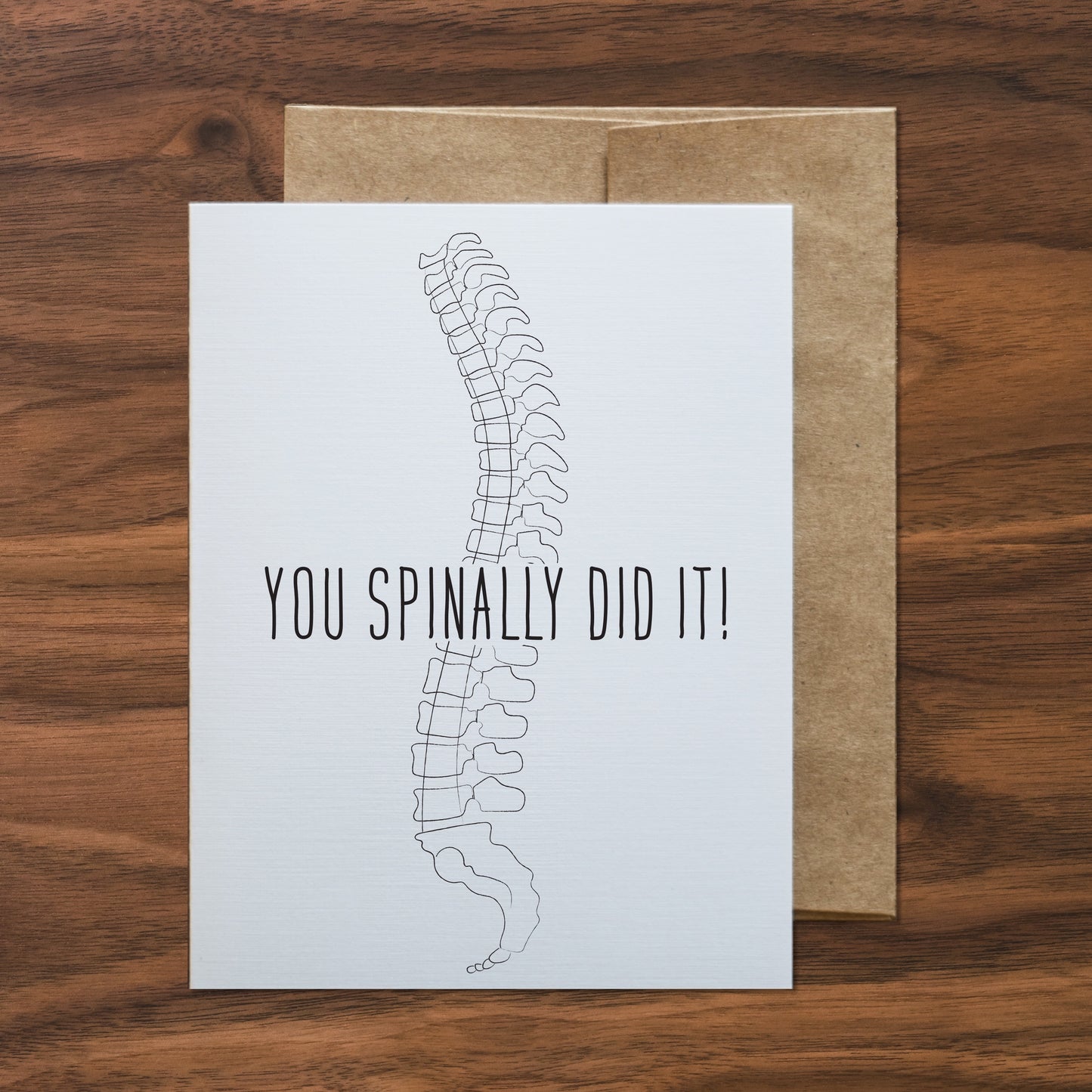 you spinally did it